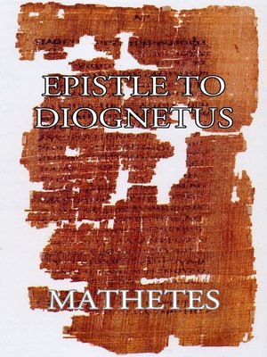 cover image of Epistle to Diognetus